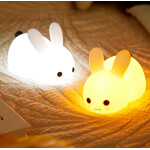 veilleuse douce en forme de lapin