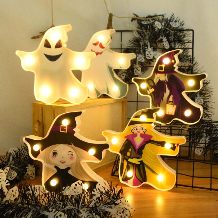 Décoration Fantôme D'Halloween En Tissu - Blanche, Style Gothique, Pour Ambiance Effrayante