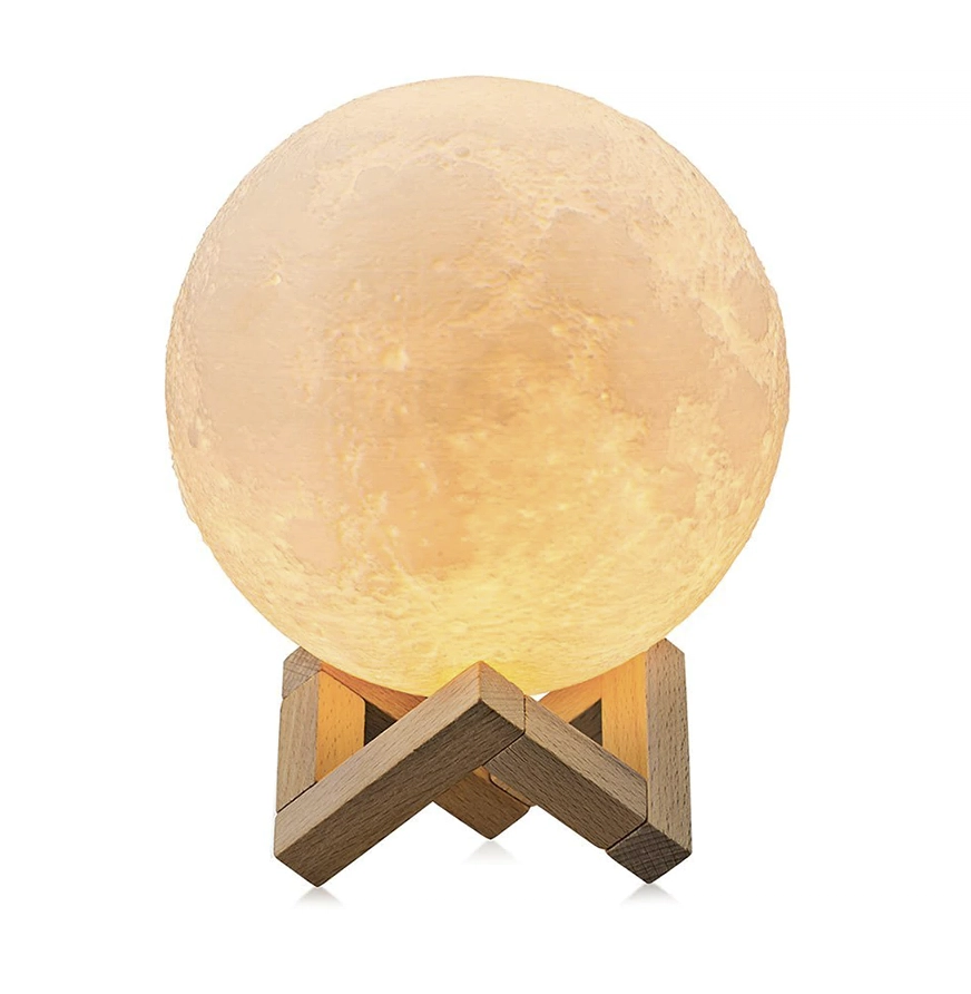 Lampe veilleuse lune à led. Bonne qualité, original et très à la mode