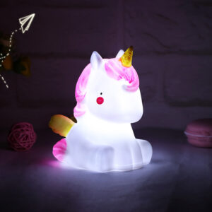 Veilleuse de chevet en Silicone licorne. Bonne qualité et à la mode