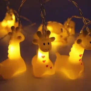 Veilleuse guirlande lumineuse LED girafe. Bonne qualité et à la mode.
