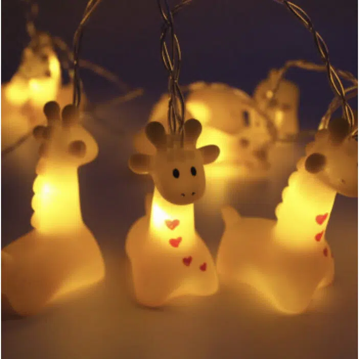 Veilleuse guirlande lumineuse petites girafes à LED veilleuse guirlande lumineuse petites girafes a led