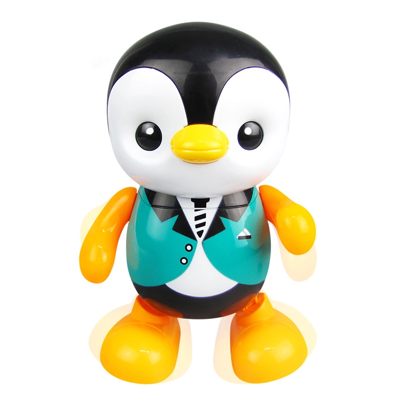 Veilleuse jouet coloré en forme de pingouin pour enfants. Bonne qualité et à la mode
