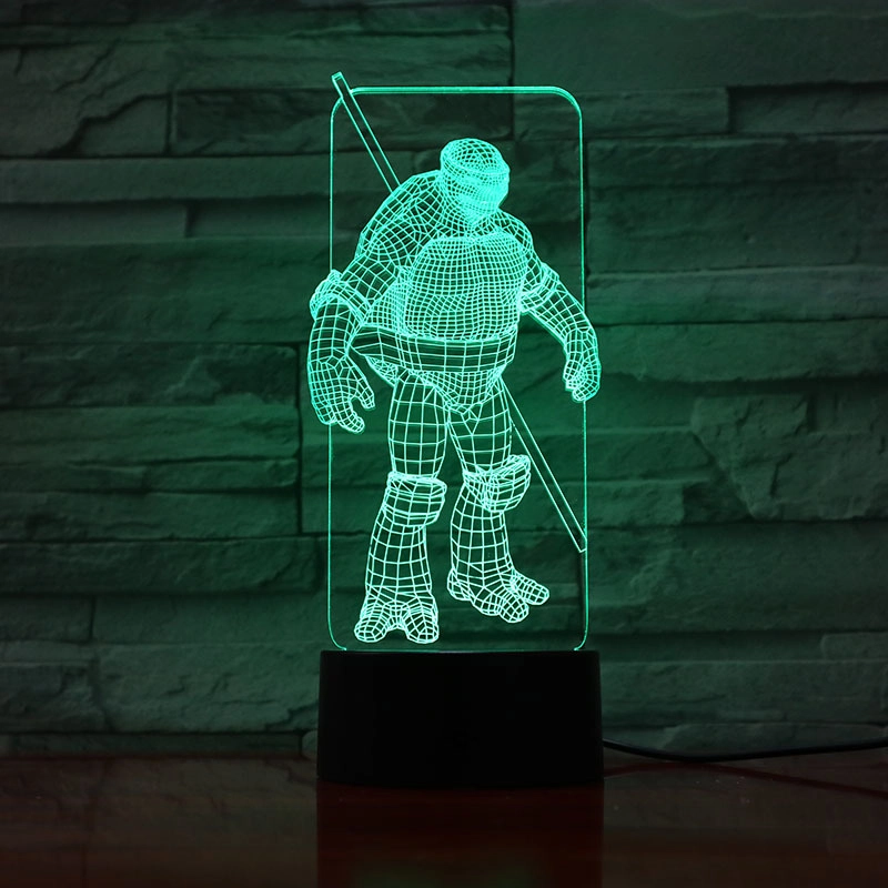 Veilleuse LED tortue Ninja. Bonne qualité et à la mode dans une maison