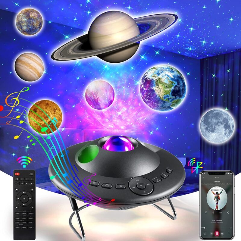 Veilleuse projecteur de ciel étoilé coloré. Bonne qualité et à l amode dans une maison
