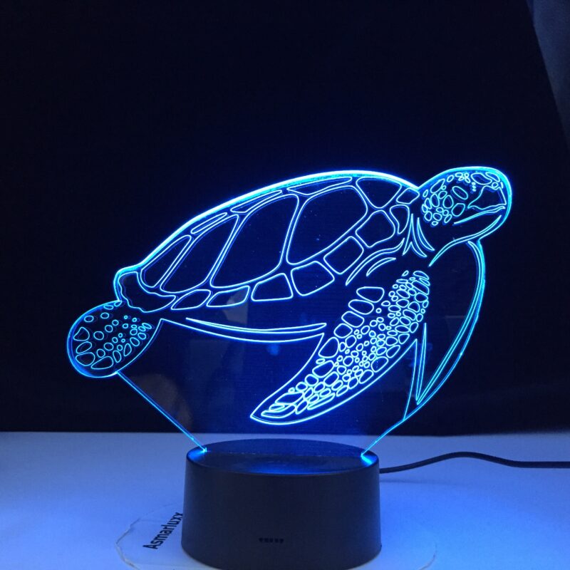 Veilleuse tortue avec capteur tactile. Bonne qualité et à la mode