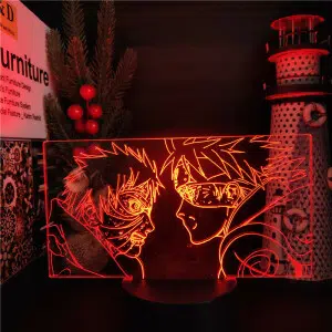 Lampe Veilleuse Naruto Kakashi VS Obito. Bonne qualité et à la mode