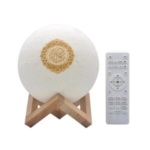 Veilleuse coranique lune avec Bluetooth. Bonne qualité et à la mode avec une télécommande.