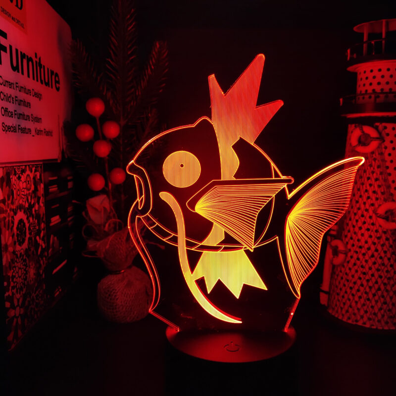 Veilleuse Pokemon Magicarp. Bonne qualité et à la mode