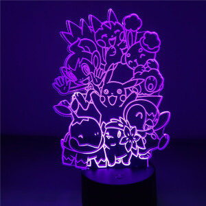 Veilleuse Pokemon starter de Sinnoh. Bonne qualité et à la mode;