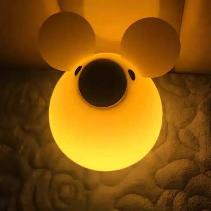 Veilleuse pour enfant à LED petite souris rechargeable