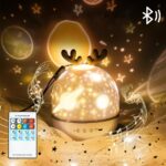Veilleuse musicale pour bébé avec projection en mouvement. Bonne qualité, avec une télécommande