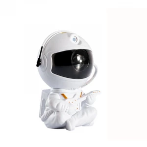 Veilleuse astronaute projecteur LED de ciel étoilé blanc