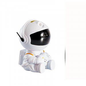 Veilleuse astronaute avec une etoile projecteur LED de ciel étoilé blanc