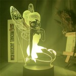 Veilleuse de table à LED avec figurine de clochette féerique 3D. Bonne qualité et à la mode sur une table dans une maison