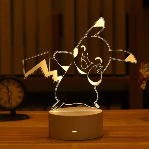 Veilleuse Pikachu Lumineuse: Le Jouet Idéal pour les Enfants pour le  Coucher et les Cadeaux d'Anniversaire