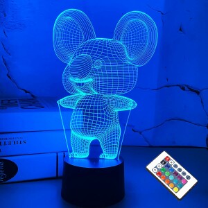 Veilleuse koala 3D avec télécommande
