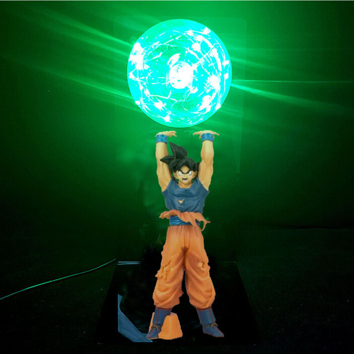 Lampe LED Figurine Dragon Ball Z avec boule de feu �?� Veilleuse