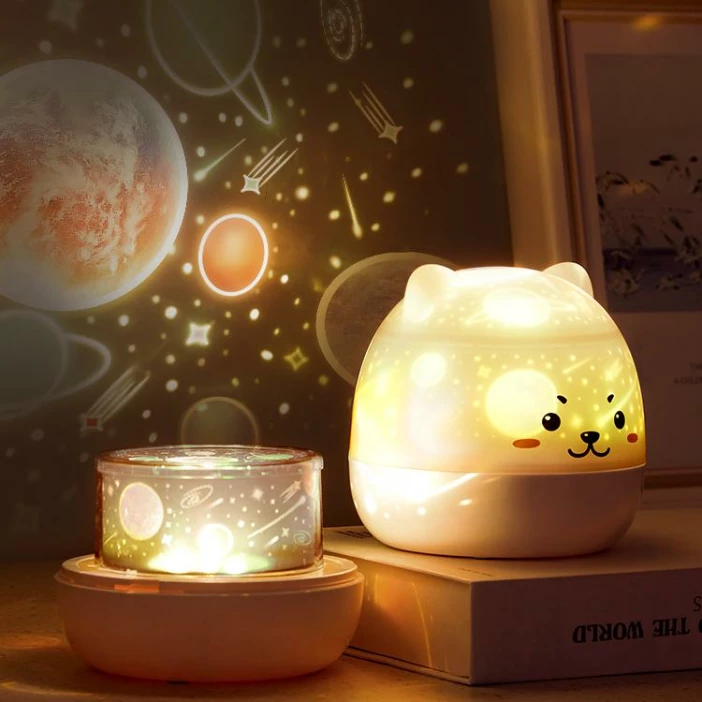 Veilleuse en forme de chat.